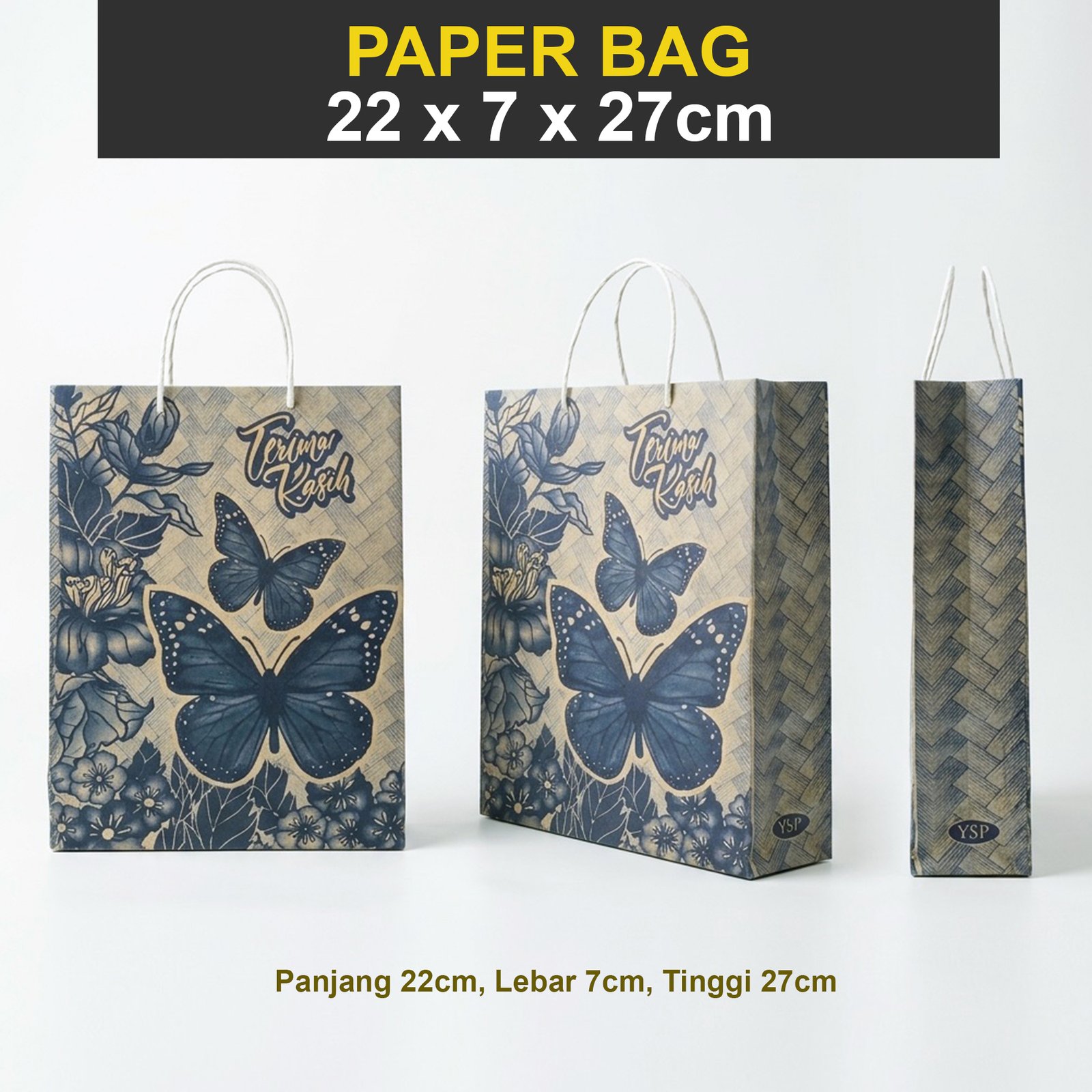 Paper Bag 22x7x27 cm